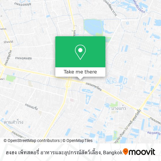 ฮงฮง เพ็ทสตอรี่ อาหารและอุปกรณ์สัตว์เลี้ยง map