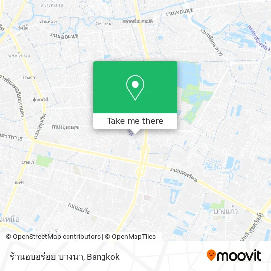 ร้านอบอร่อย บางนา map