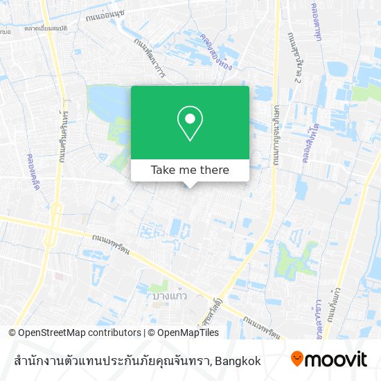 สำนักงานตัวแทนประกันภัยคุณจันทรา map