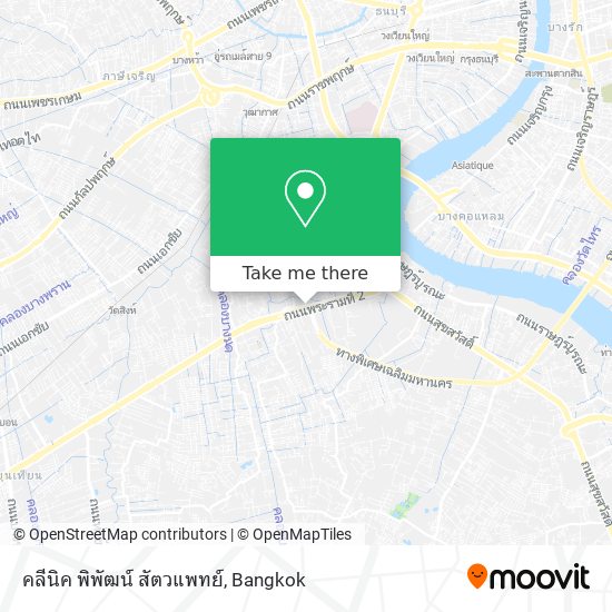 คลีนิค พิพัฒน์ สัตวแพทย์ map