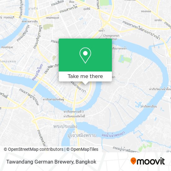 Tawandang German Brewery map