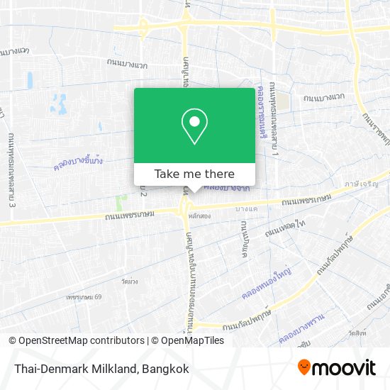 Thai-Denmark Milkland map