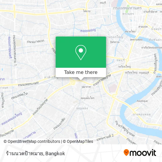 ร้านนวดป้าหมาย map