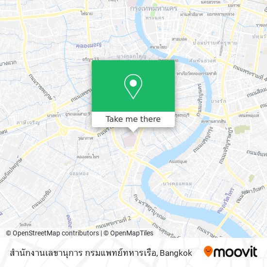 สำนักงานเลขานุการ กรมแพทย์ทหารเรือ map