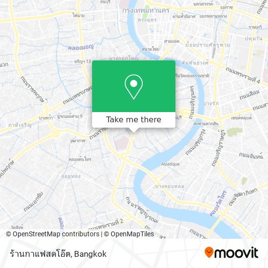 ร้านกาแฟสดโอ๊ต map