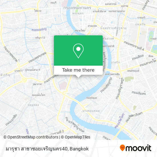 มารุชา สาขาซอยเจริญนคร40 map
