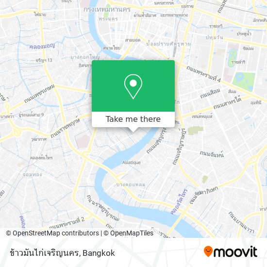 ข้าวมันไก่เจริญนคร map