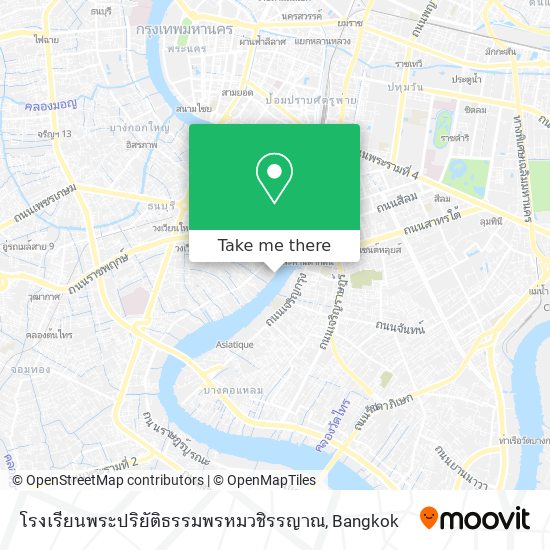 โรงเรียนพระปริยัติธรรมพรหมวชิรรญาณ map