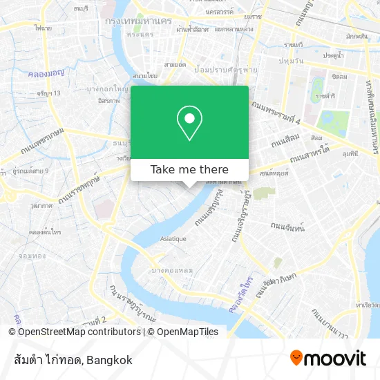 ส้มตำ ไก่ทอด map