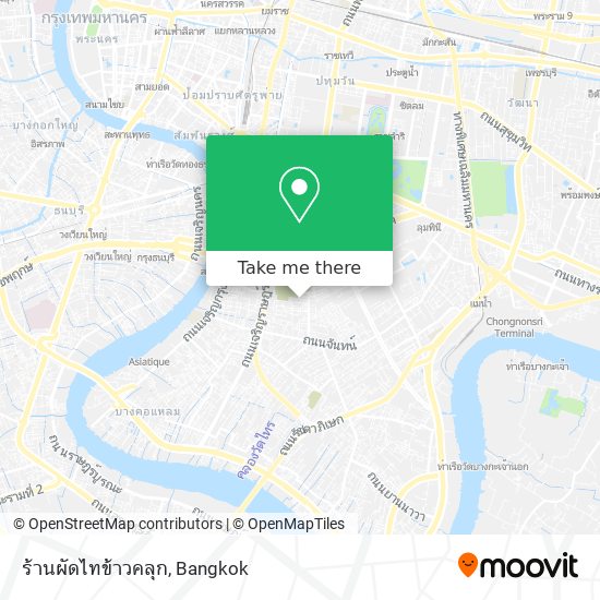 ร้านผัดไทข้าวคลุก map