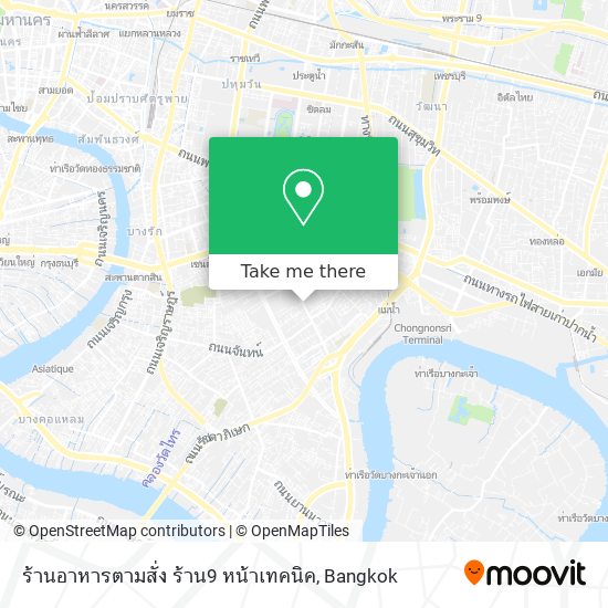 ร้านอาหารตามสั่ง ร้าน9 หน้าเทคนิค map