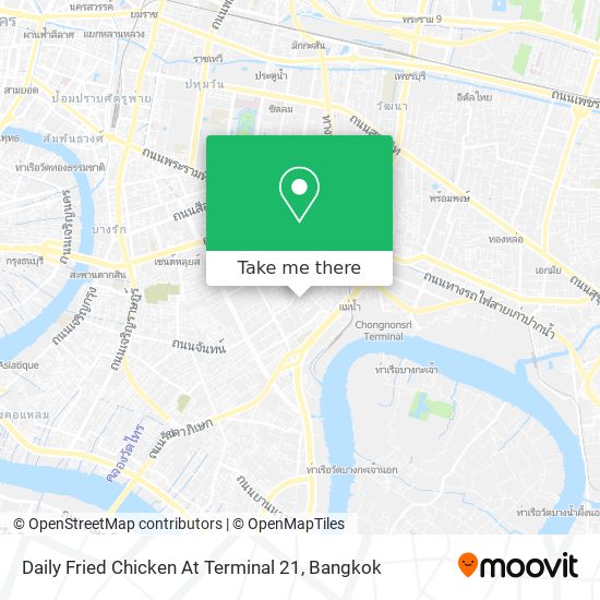 Daily Fried Chicken At Terminal 21 map