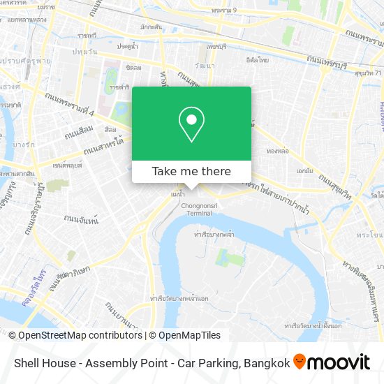 Shell House - Assembly Point - Car Parking map