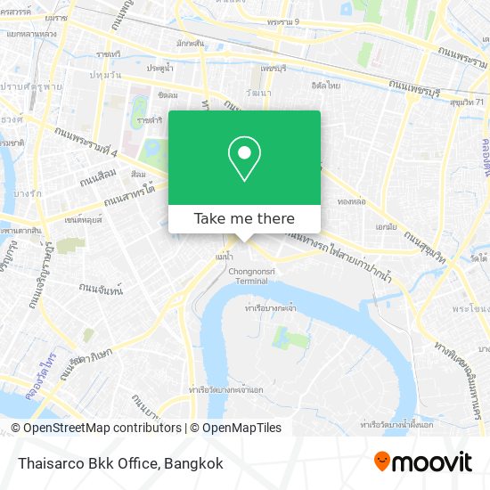 Thaisarco Bkk Office map