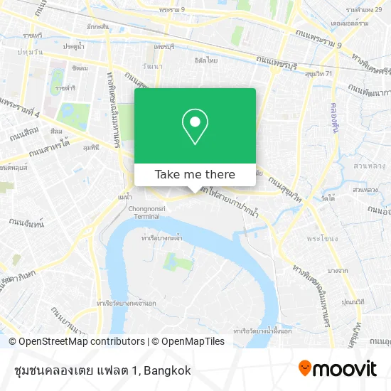 ชุมชนคลองเตย แฟลต 1 map