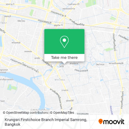 Krungsri Firstchoice Branch Imperial Samrong map