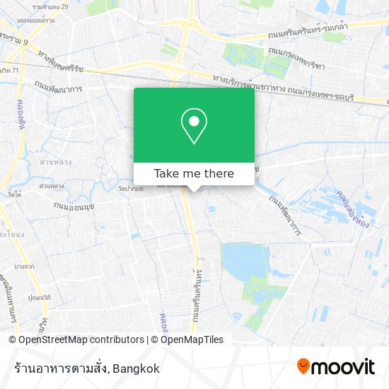 ร้านอาหารตามสั่ง map