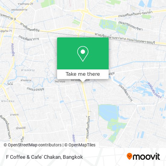 F Coffee & Cafe' Chakan map