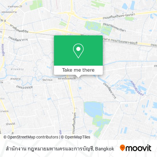 สำนักงาน กฎหมายมหานครและการบัญชี map