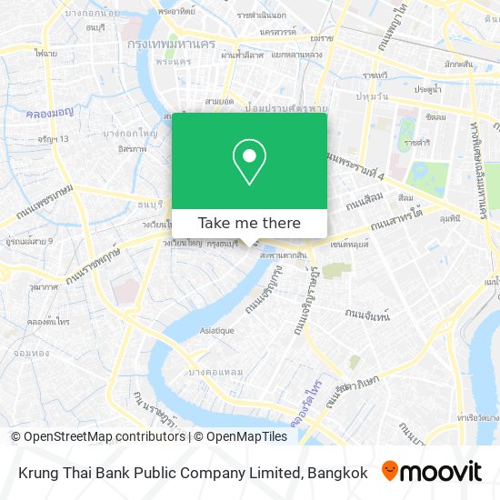 Krung Thai Bank Public Company Limited map