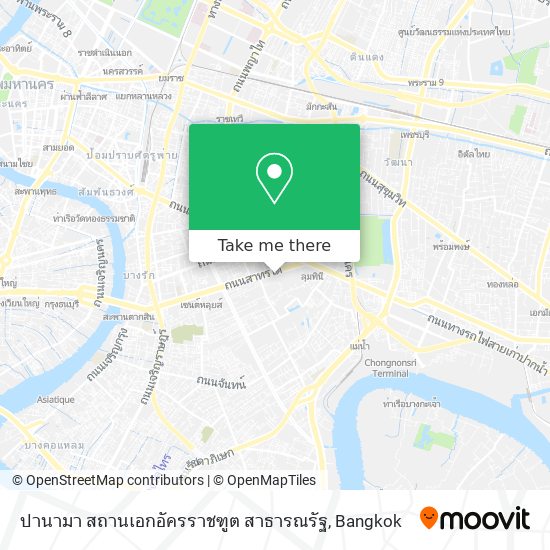 ปานามา สถานเอกอัครราชฑูต สาธารณรัฐ map