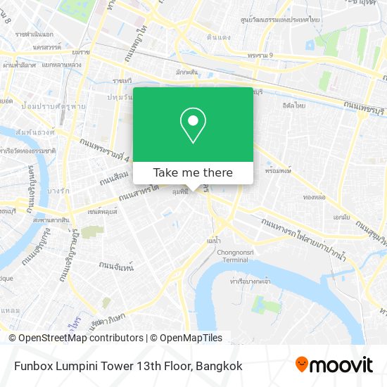 Funbox Lumpini Tower 13th Floor map