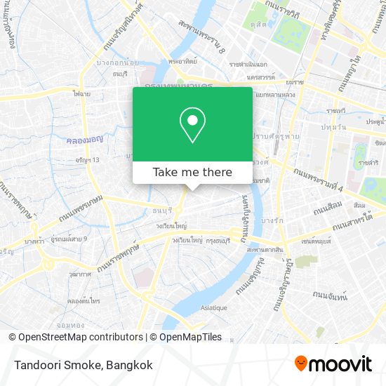 Tandoori Smoke map