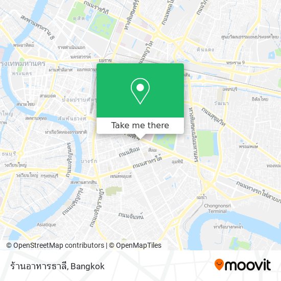 ร้านอาหารธาลี map