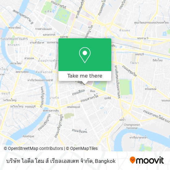 บริษัท ไอดีล โฮม ส์ เรียลเอสเตท จํากัด map