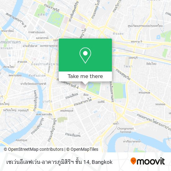 เซเว่นอีเลฟเว่น-อาคารภูมิสิริฯ ชั้น 14 map