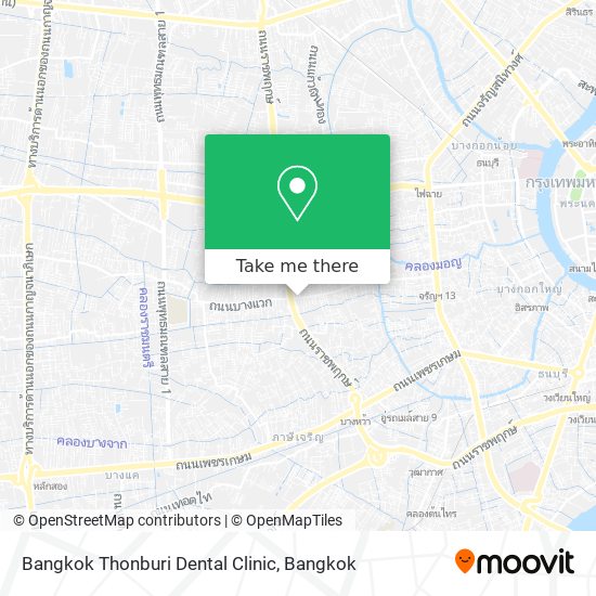 Bangkok Thonburi Dental Clinic map