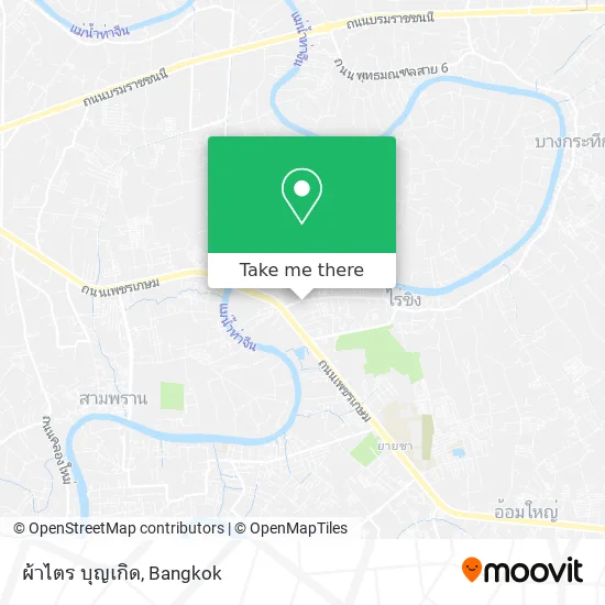 ผ้าไตร บุญเกิด map