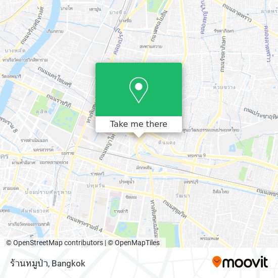 ร้านหมูป่า map