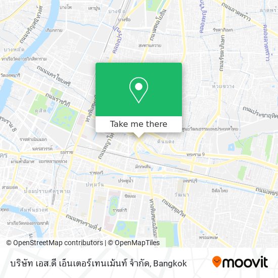 บริษัท เอส.ดี เอ็นเตอร์เทนเม้นท์ จำกัด map