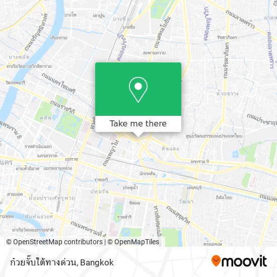 ก๋วยจั๊บใต้ทางด่วน map