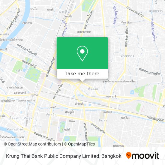 Krung Thai Bank Public Company Limited map