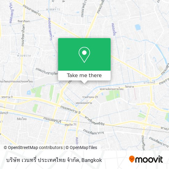 บริษัท เวนทรี่ ประเทศไทย จำกัด map