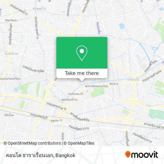 คอนโด ธาราเรือนเอก map