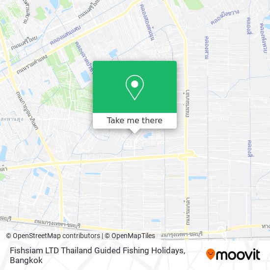 Fishsiam LTD Thailand Guided Fishing Holidays map