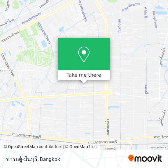ท่ารถตู้-มีนบุรี map