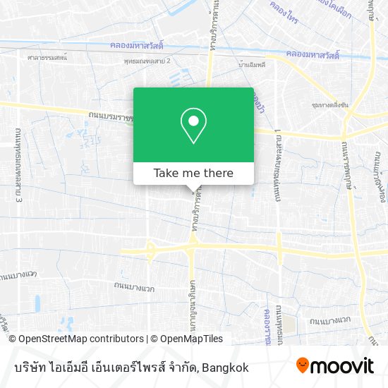 บริษัท ไอเอ็มอี เอ็นเตอร์ไพรส์ จำกัด map