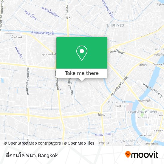 ดีคอนโด พนา map