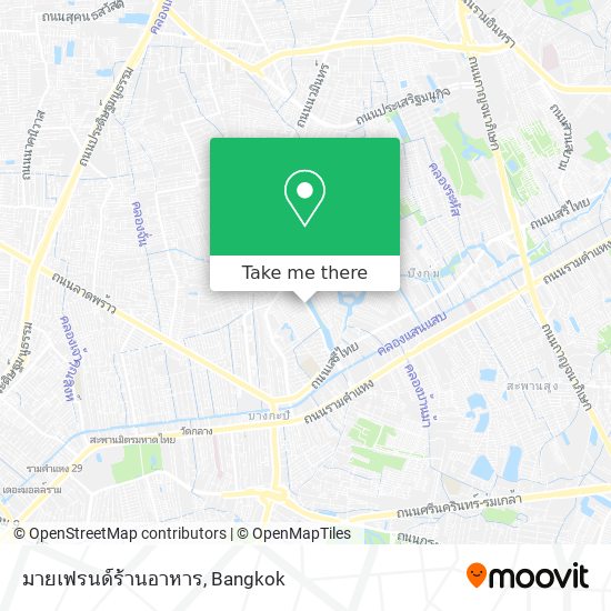 มายเฟรนด์ร้านอาหาร map