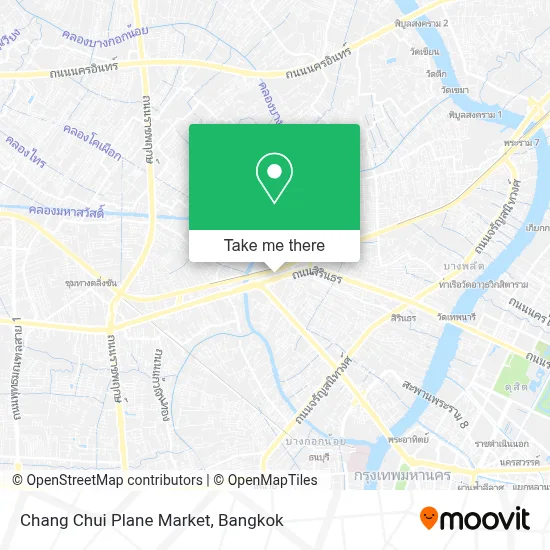 Chang Chui Plane Market map