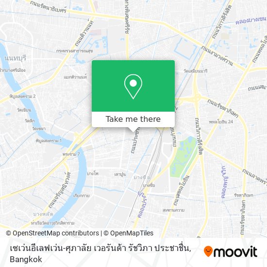 เซเว่นอีเลฟเว่น-ศุภาลัย เวอรันด้า รัชวิภา ประชาชื่น map