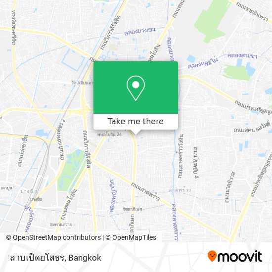 ลาบเป็ดยโสธร map