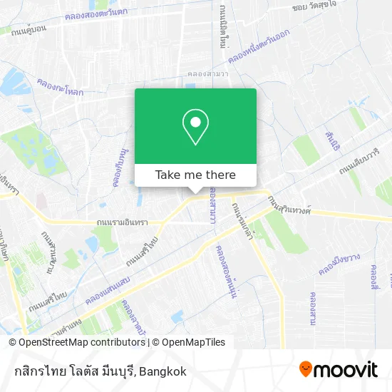 กสิกรไทย โลตัส มีนบุรี map