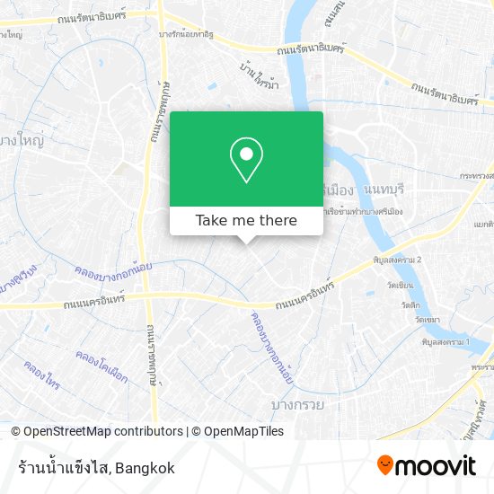 ร้านน้ำแข็งไส map