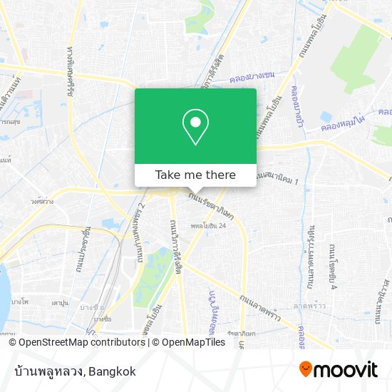 บ้านพลูหลวง map