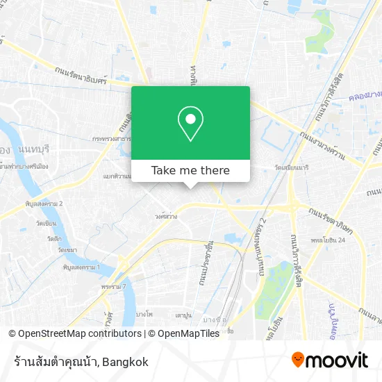 ร้านส้มตำคุณน้า map